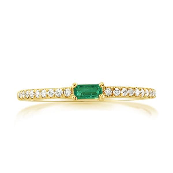 MY STORY Emerald & Diamond Ring