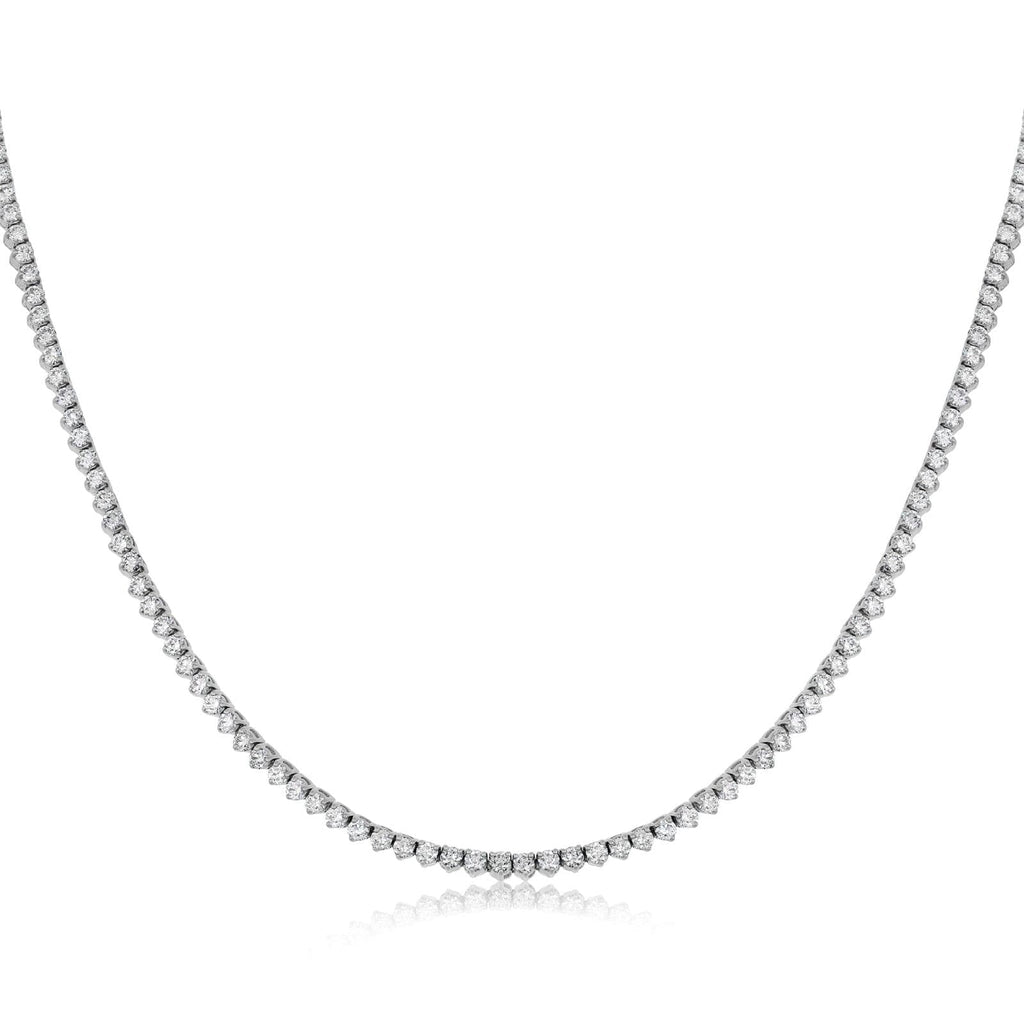 5.63 Carat Diamond Tennis Necklace