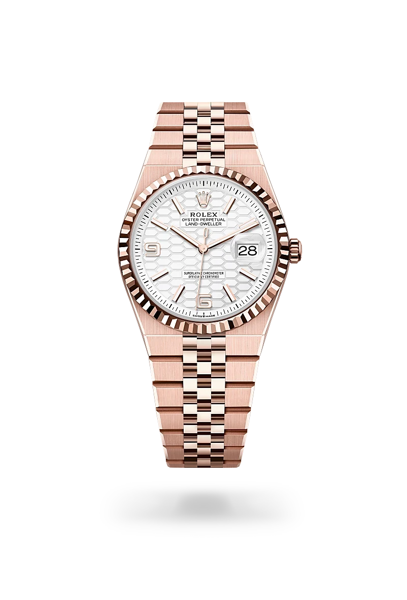 Rolex Land-Dweller 36 Oyster, 36 mm, Everose gold M127235-0001