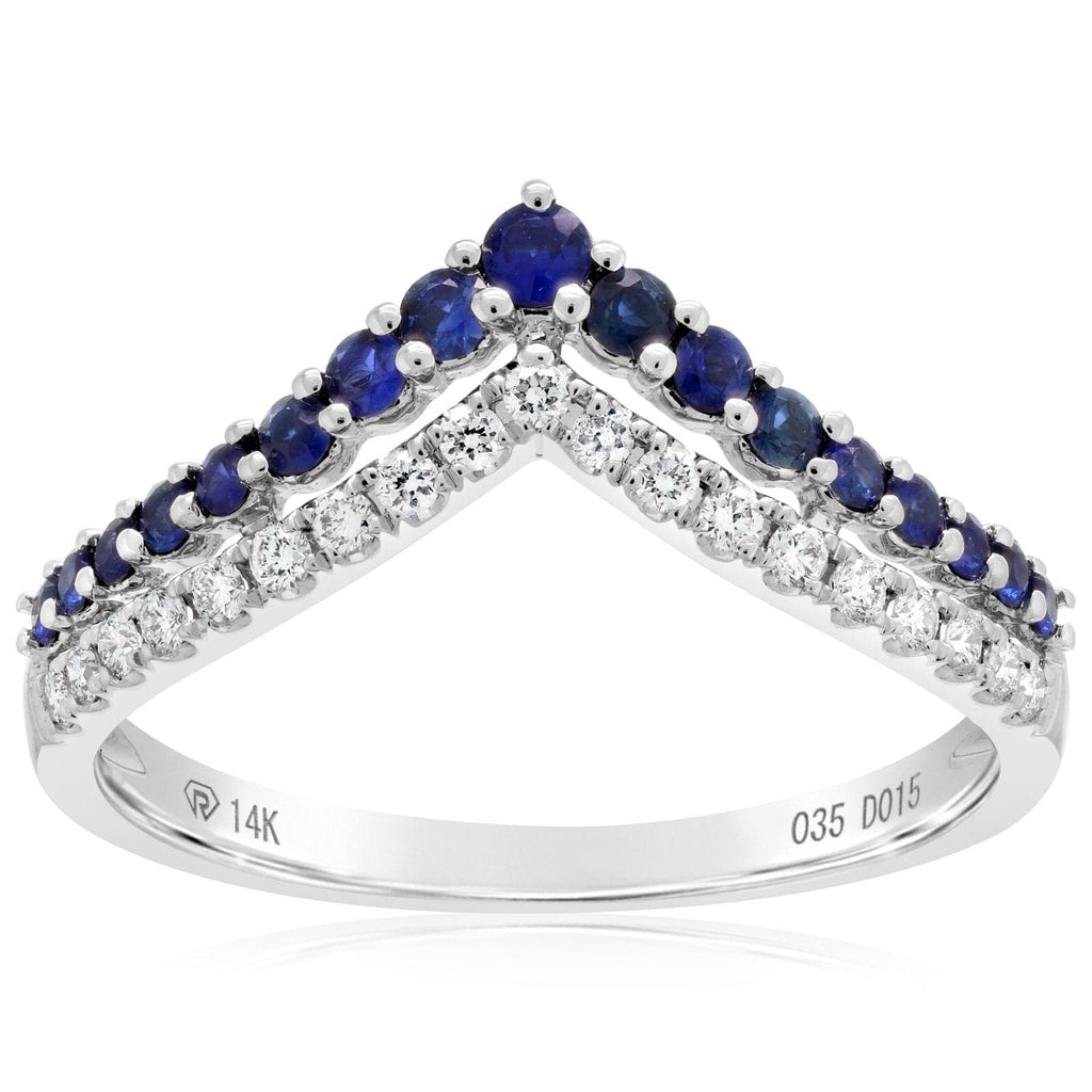Blue Sapphire & Diamond 