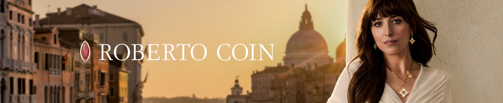 Dakota Johnson modeling Roberto Coin Jewelry