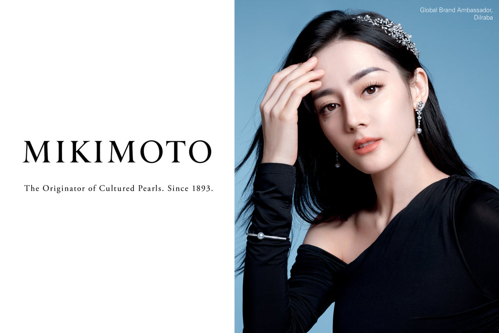 Global Brand Ambassador Dilraba wearing Mikimoto