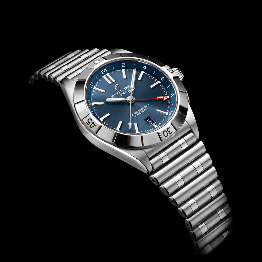 Blue dial Breitling Chronomat