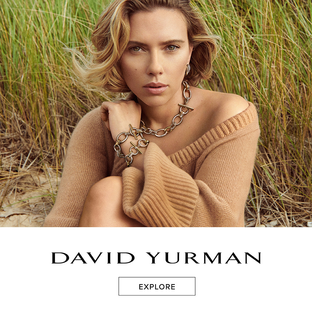Scarlett Johansson modeling David Yurman jewelry. 