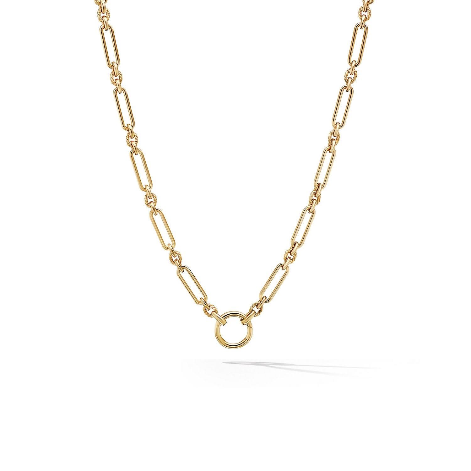 David Yurman 18 Gold Chain Necklace DAVID YURMAN Lexington Chain