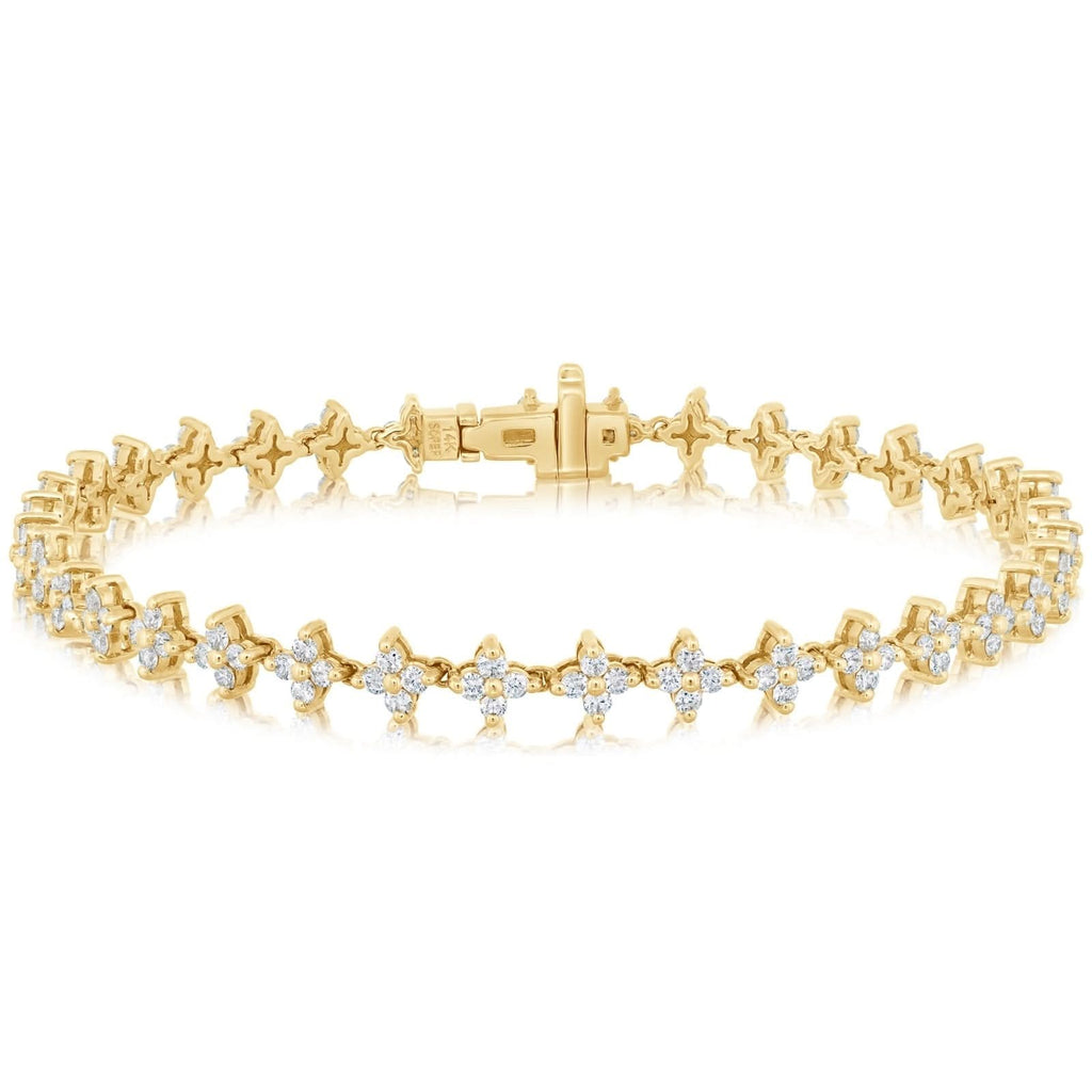 Diamond Cluster Bracelet