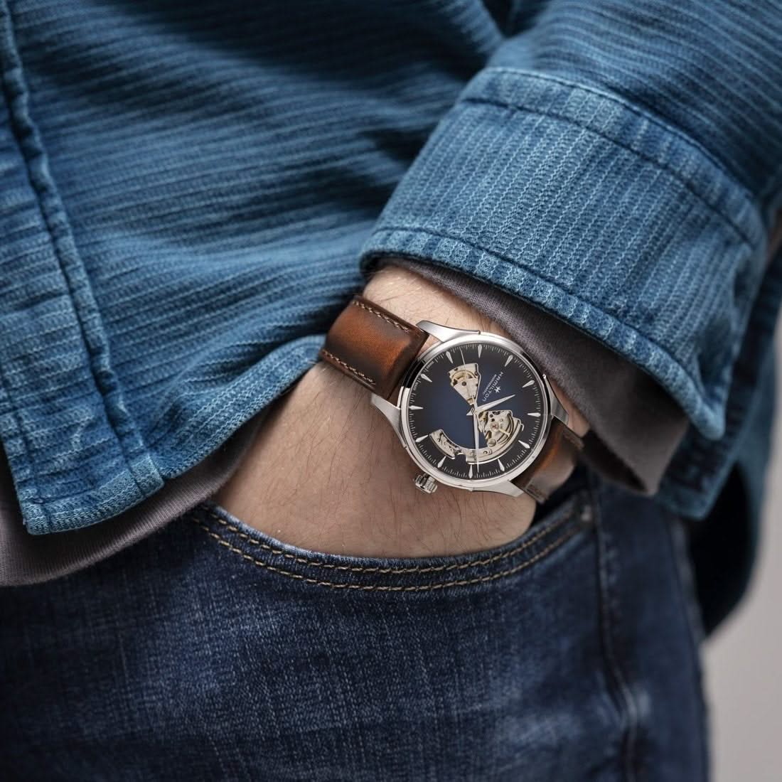 HAMILTON Jazzmaster Open Heart 40mm Watch – Reis-Nichols Jewelers