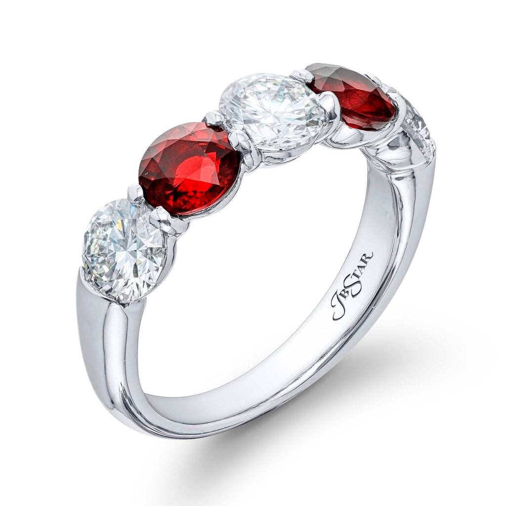 JB STAR Ruby & Diamond Band