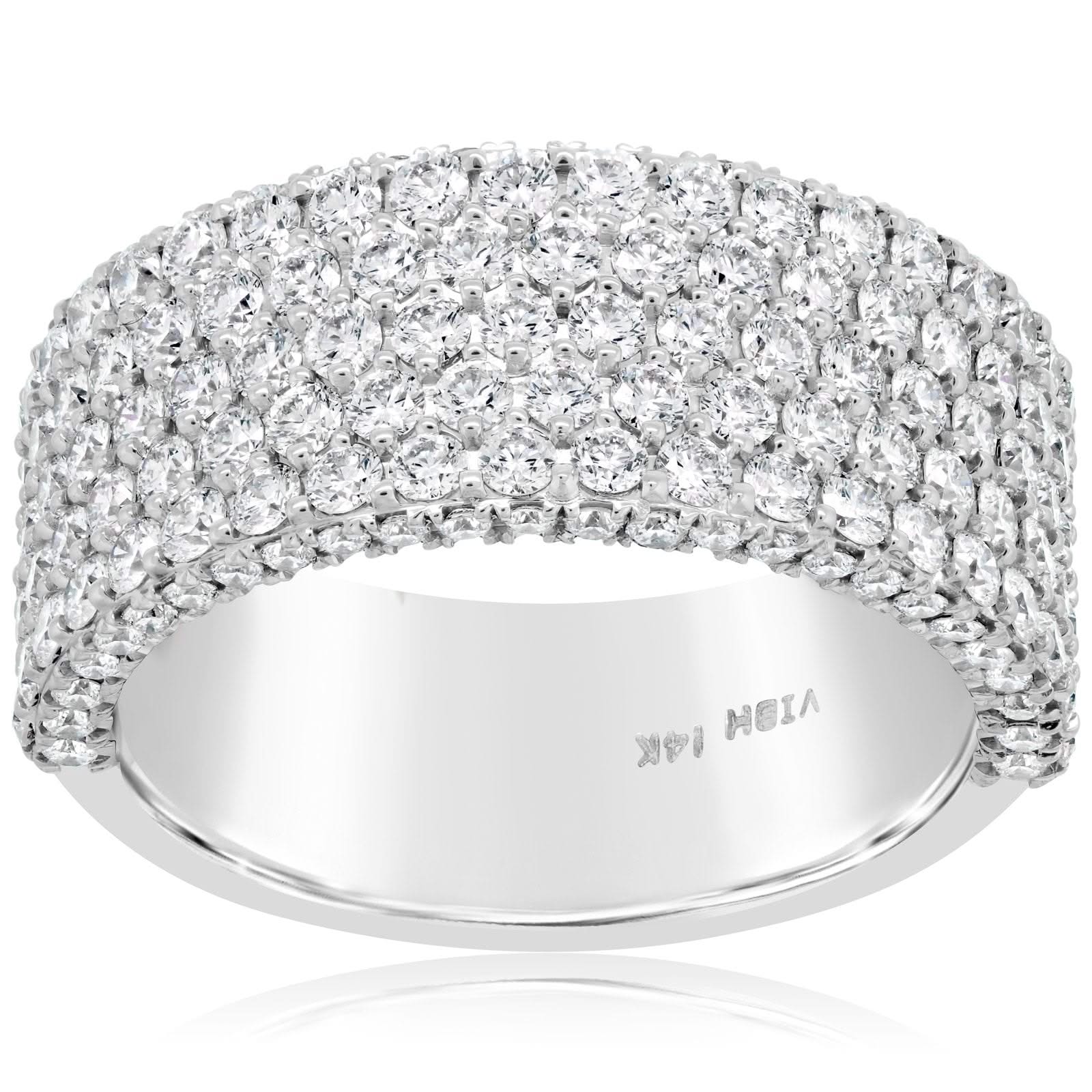 Row Pave Diamond Band – Reis-Nichols Jewelers - Main Image