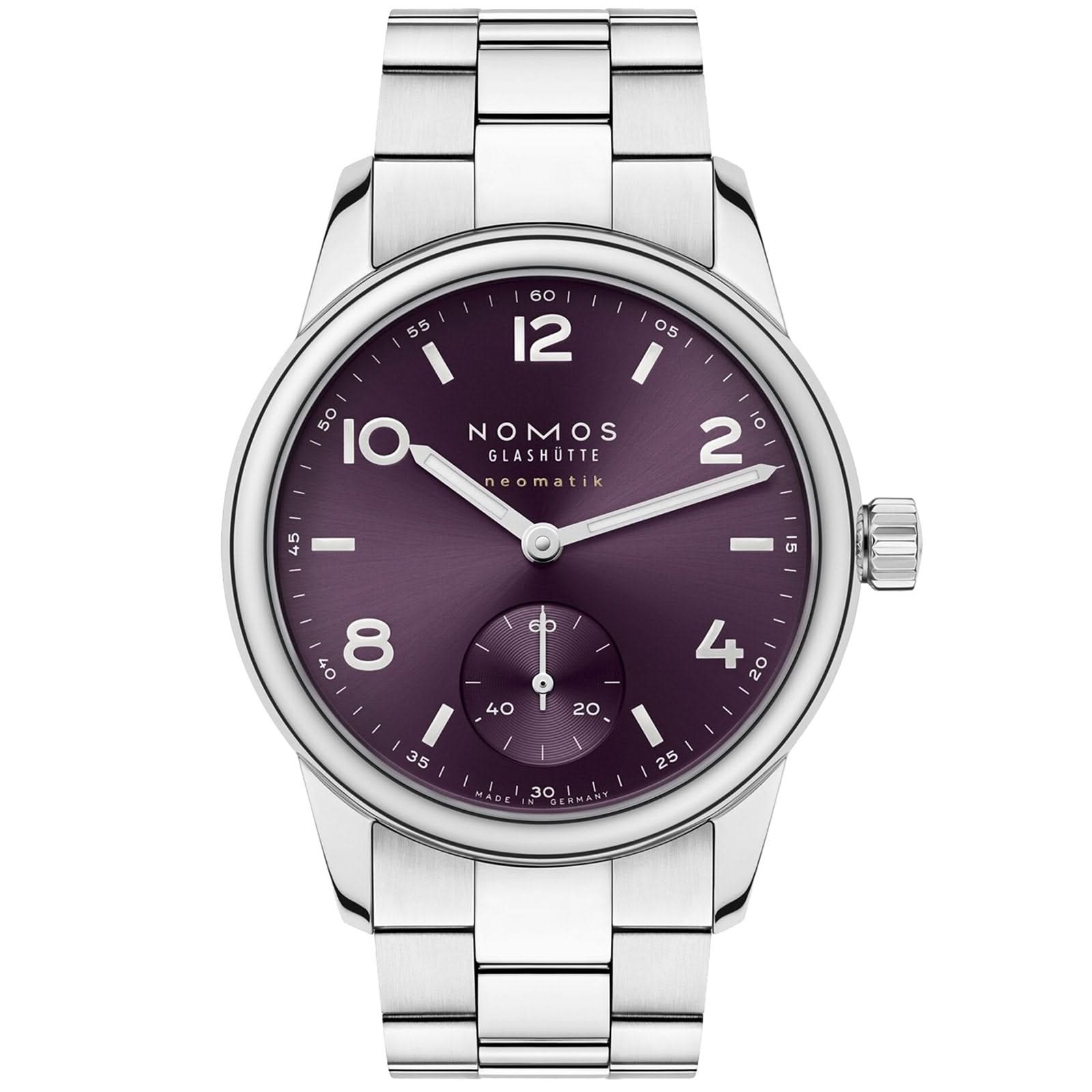 NOMOS Club Sport Neomatik Purple 34mm Watch – Reis-Nichols Jewelers