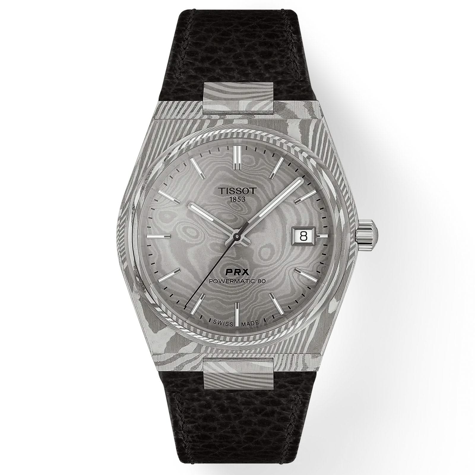 TISSOT PRX Damascus Steel 38mm Watch