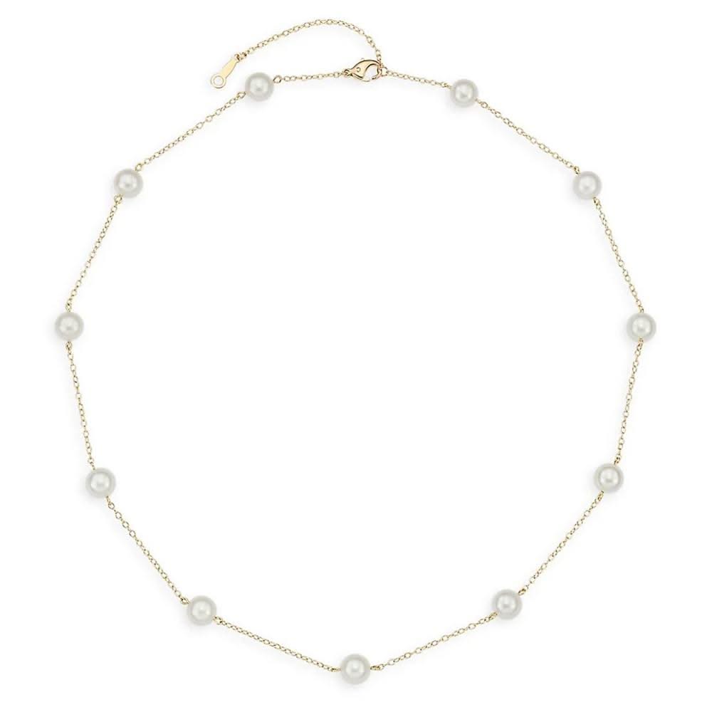 MIKIMOTO Tin Cup Pearl Necklace – Reis-Nichols Jewelers