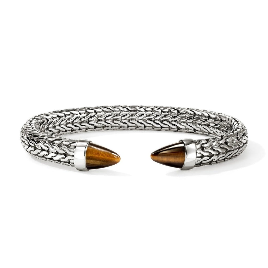 JOHN HARDY Spear 50 Tiger Eye Flex Cuff