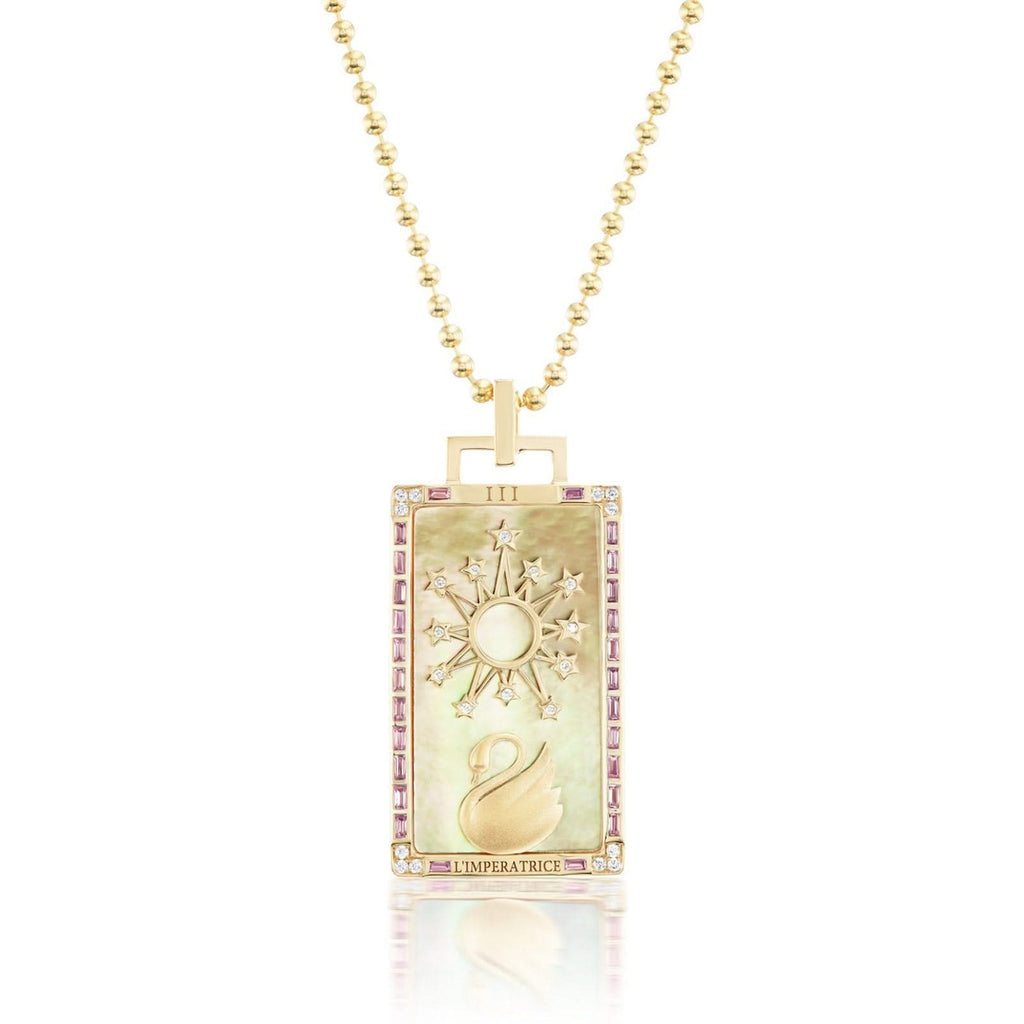 SORELLINA L'Imperatrice Piccola Tarot Card Pendant
