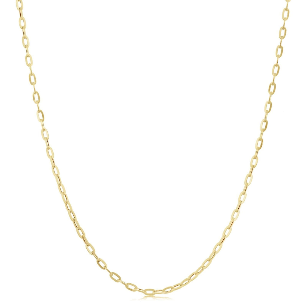 DOVES 18K Gold Oval Link Chain