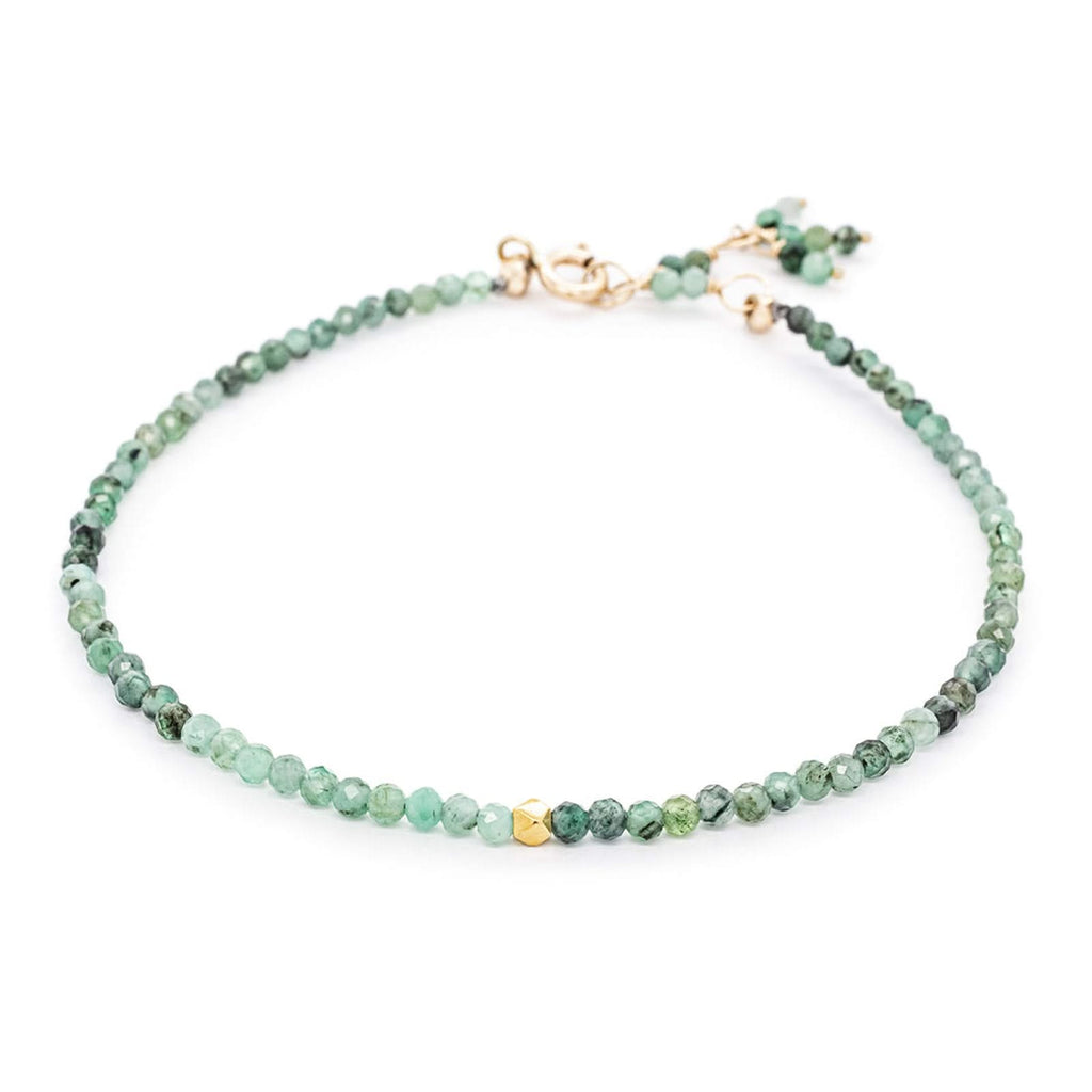 ANNE SPORTUN Sakota Emerald Bead Bracelet
