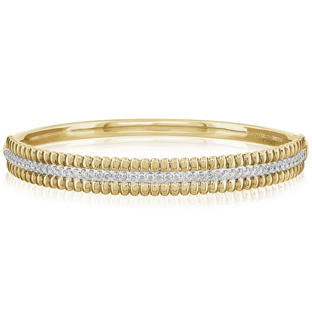 KWIAT Sirena Diamond 2 Row Bangle