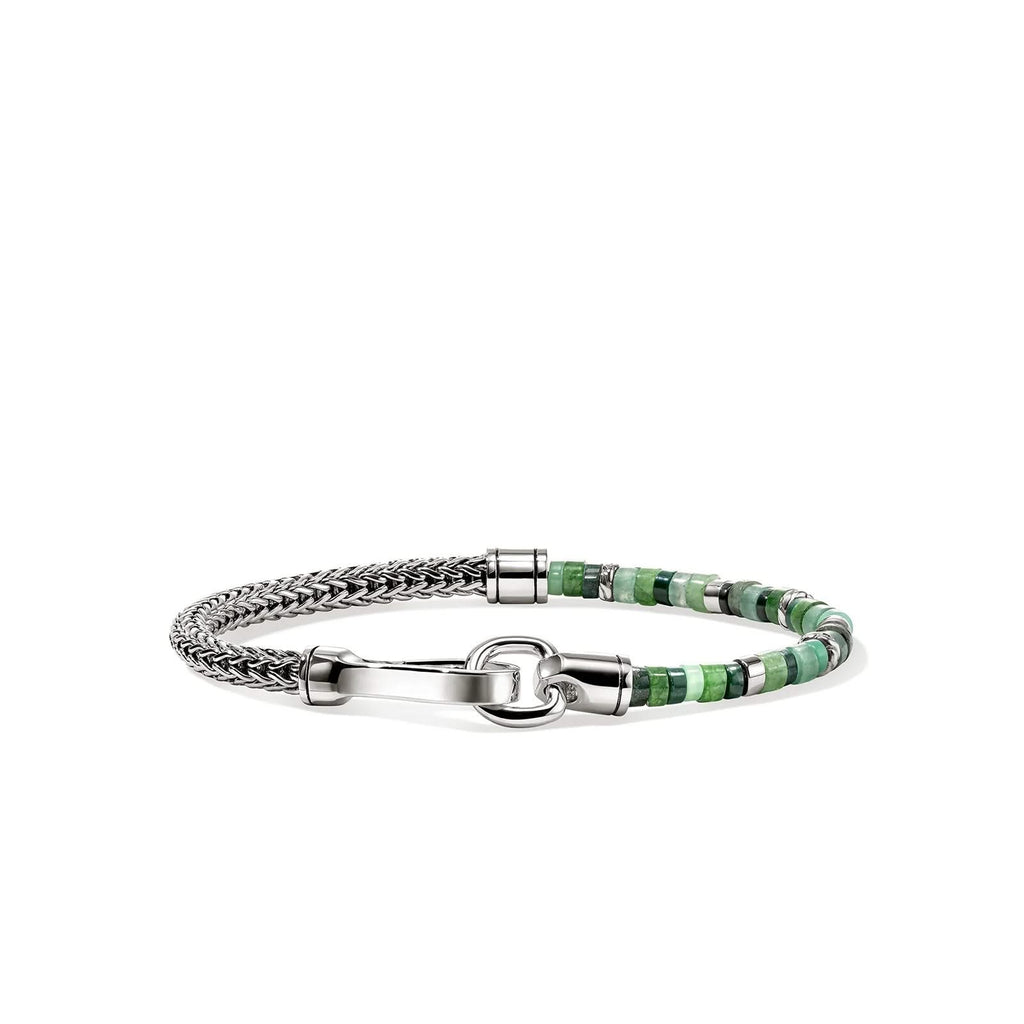 JOHN HARDY Green Heishi Bead Bracelet