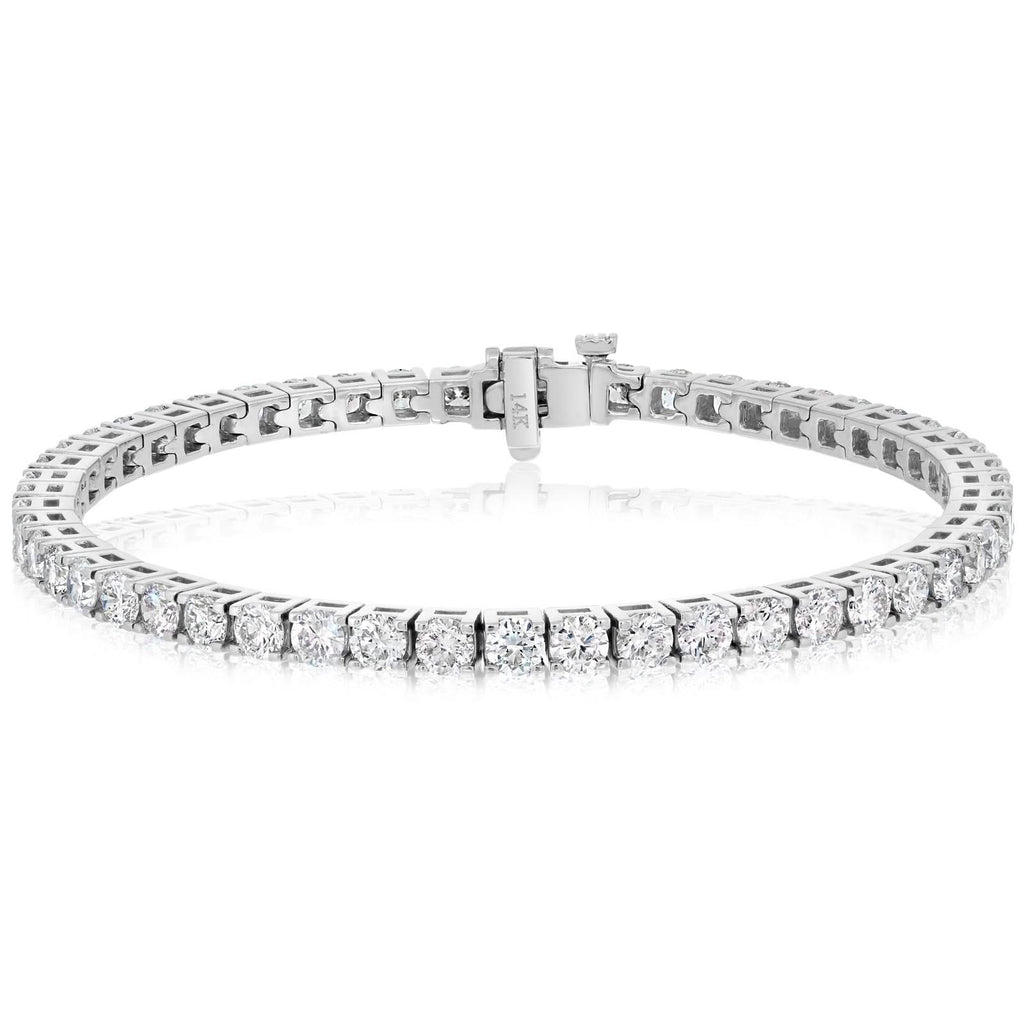 7.00 Carat Diamond Tennis Bracelet