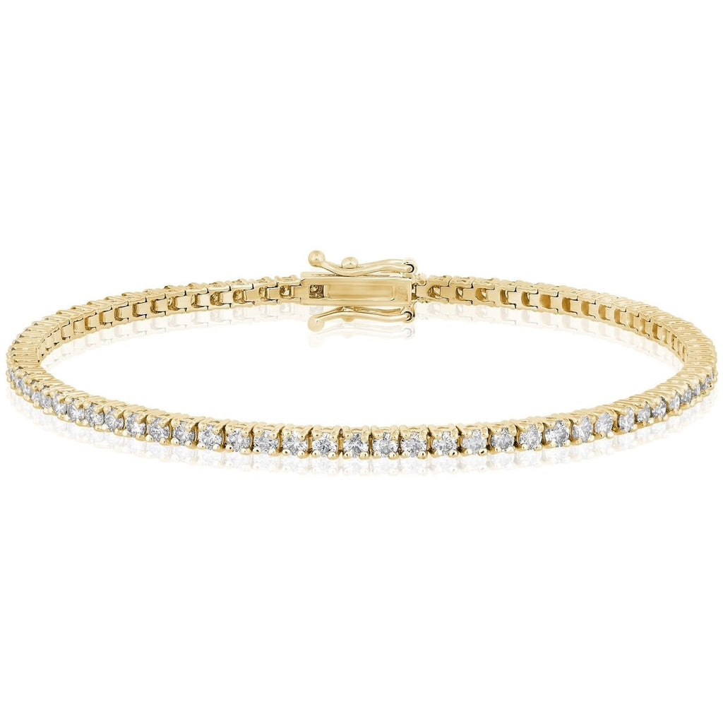 2 1/2 Carat Diamond Tennis Bracelet