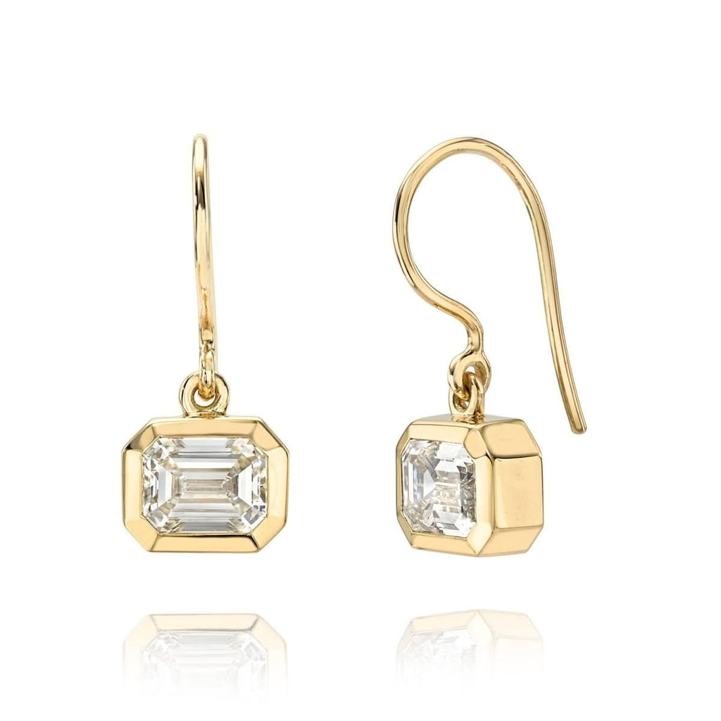 SINGLE STONE Teddi Drop Diamond Earrings