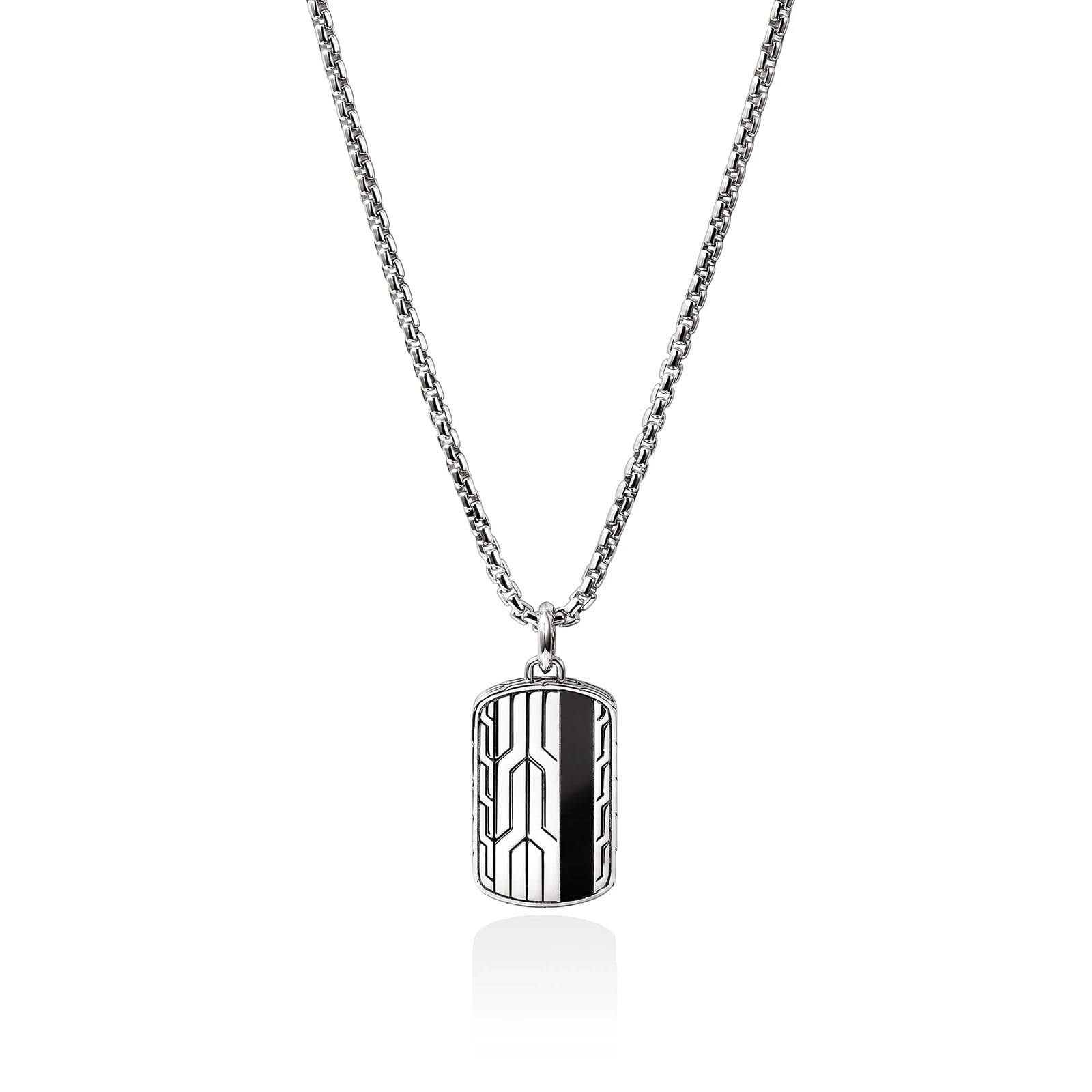 JOHN HARDY Icon 50 Black Onyx Tag Necklace – Reis-Nichols Jewelers