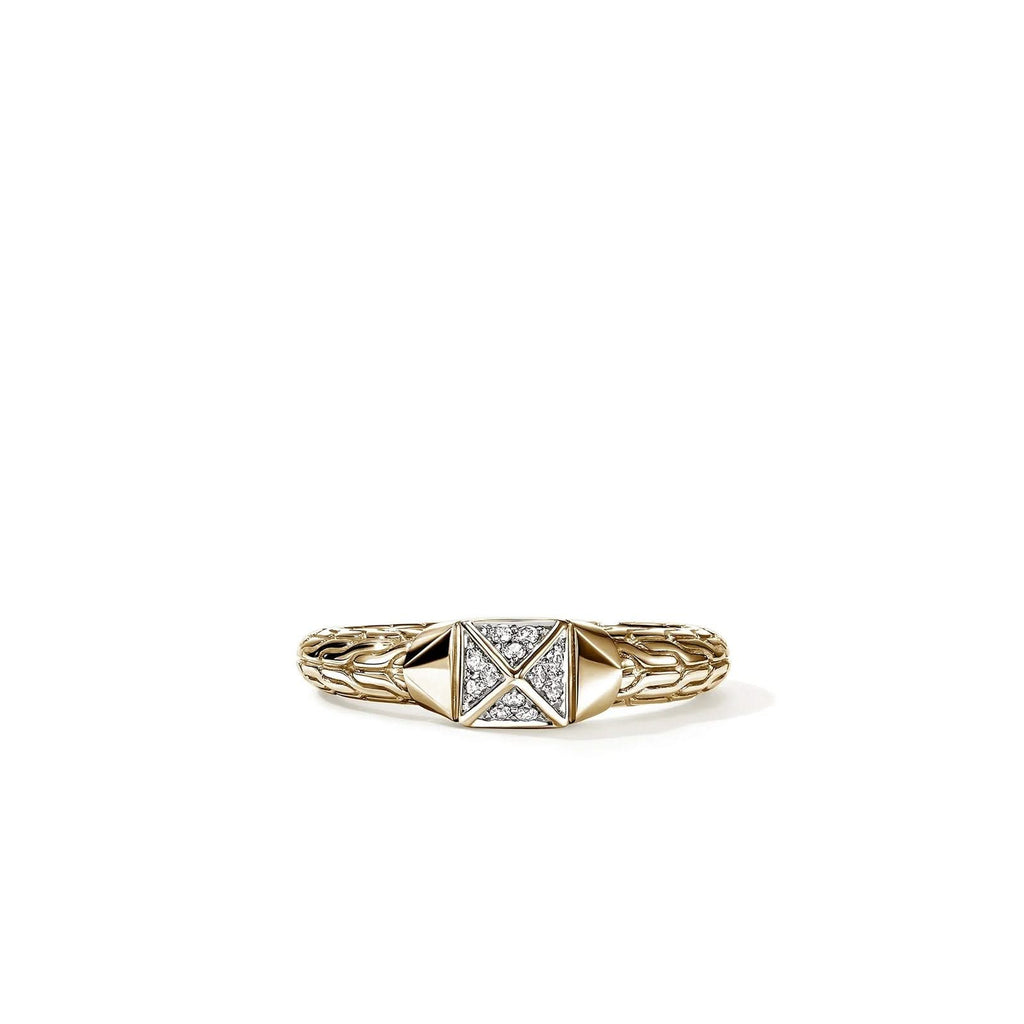 JOHN HARDY Icon Stud Diamond Ring