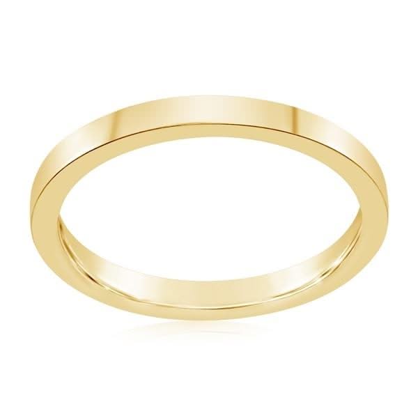 2mm Flat Wedding Band