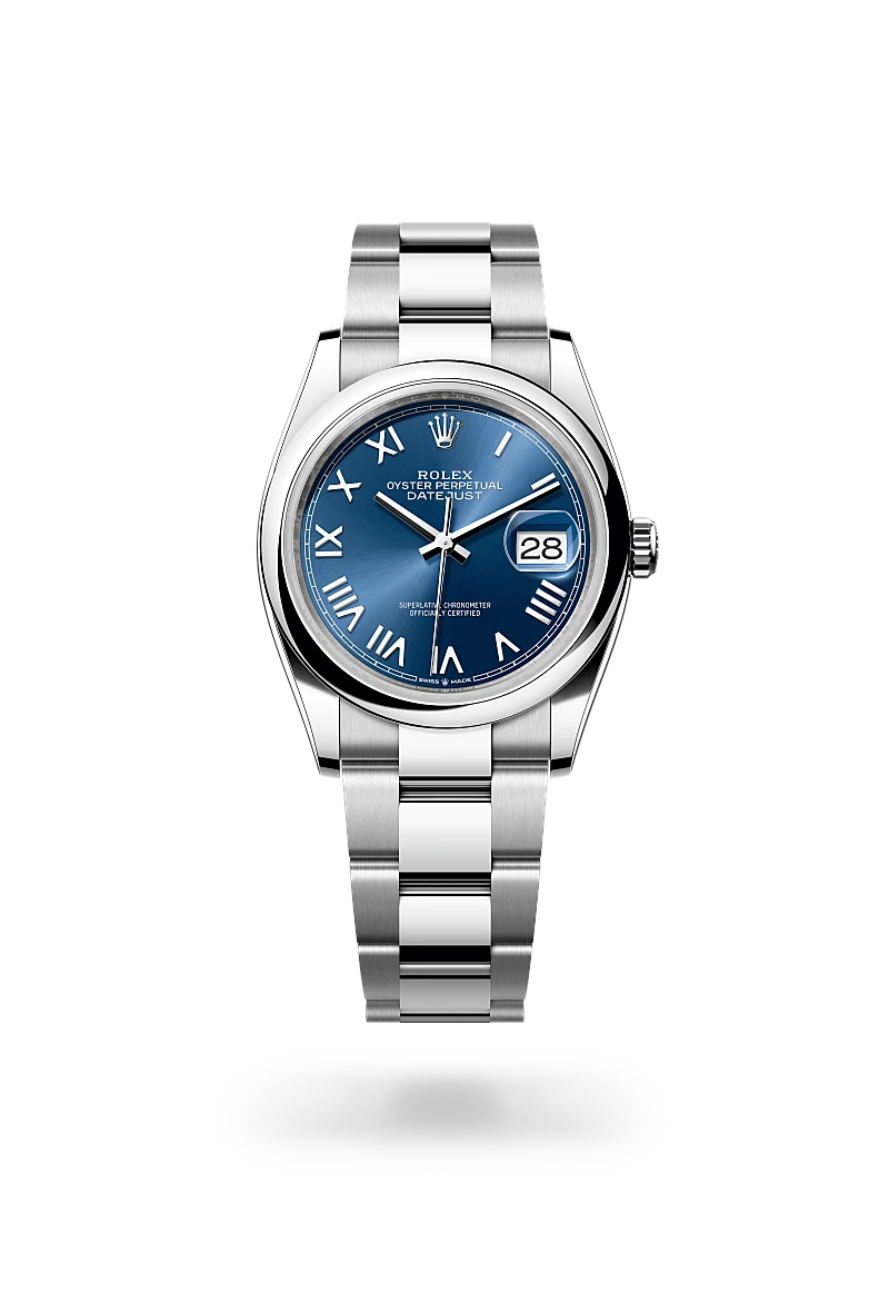 Rolex Datejust 36 in Oyster, 36 mm, Oystersteel
