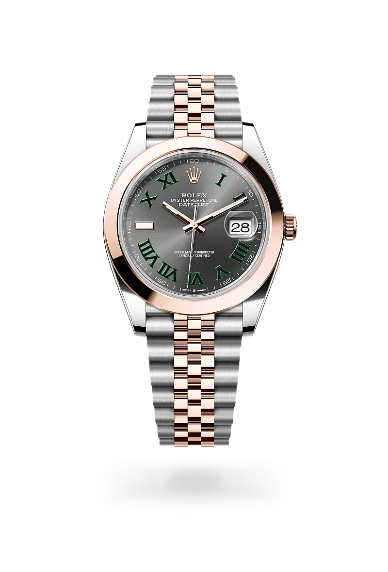 Rolex Datejust 41 in Oyster, 41 mm, Oystersteel and Everose gold