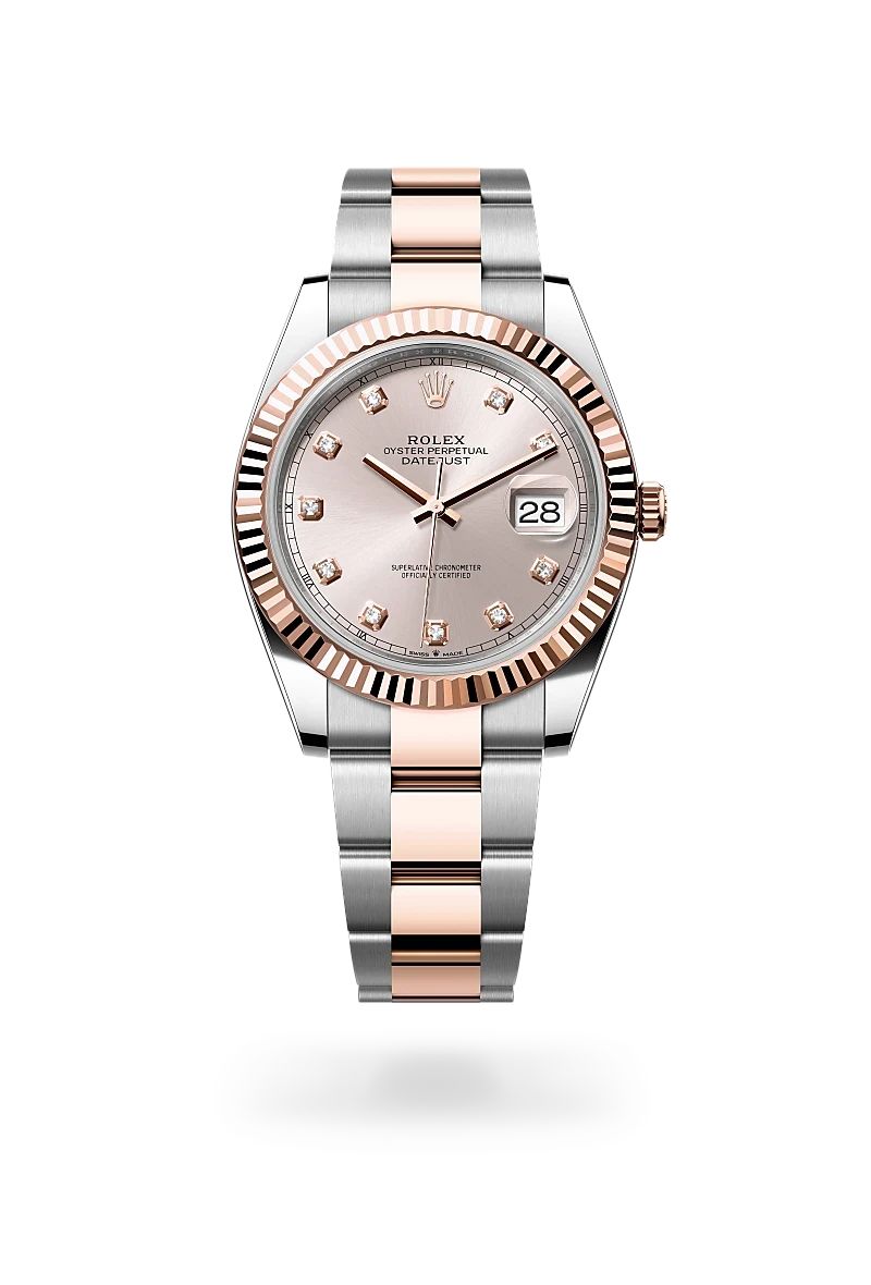 Rolex Datejust 41 in Oyster, 41 mm, Oystersteel and Everose gold