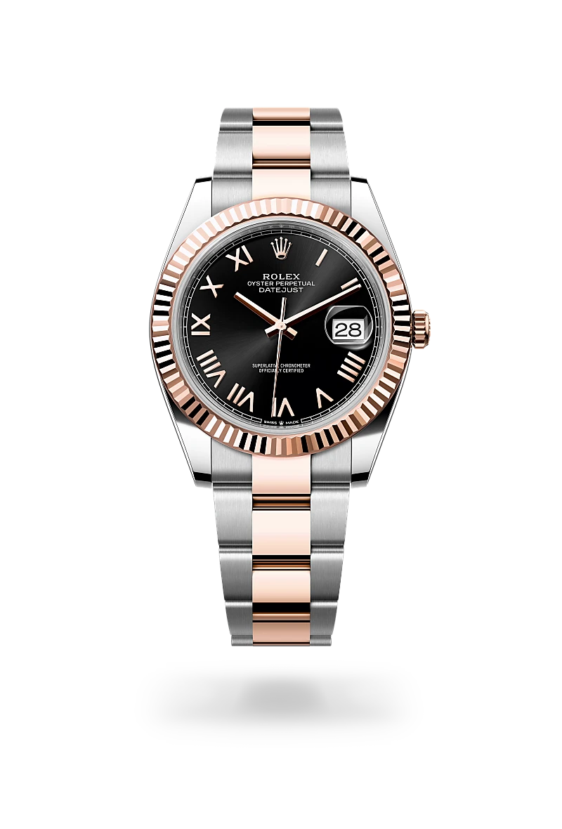 Rolex Datejust 41 in Oyster, 41 mm, Oystersteel and Everose gold