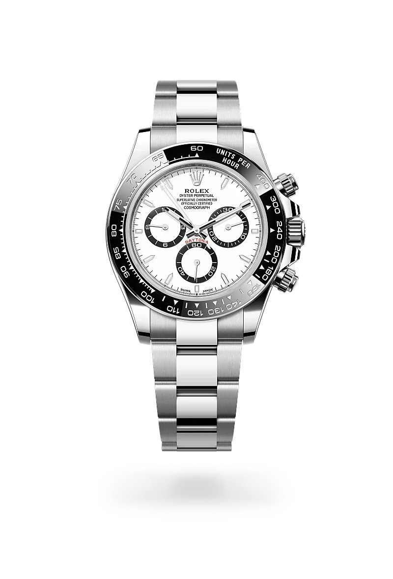 Rolex Cosmograph Daytona in Oyster, 40 mm, Oystersteel