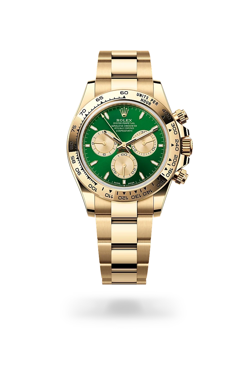 Rolex Cosmograph Daytona in Oyster, 40 mm, yellow gold