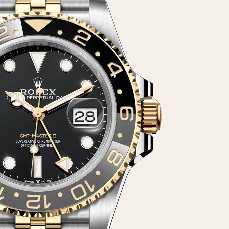 Rolex GMT-Master II Oyster, 40 mm, Oystersteel and yellow gold Rolex GMT-Master II Oyster, 40 mm, Oystersteel and yellow gold