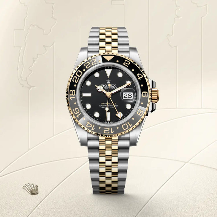 Rolex GMT-Master II Oyster, 40 mm, Oystersteel and yellow gold Rolex GMT-Master II Oyster, 40 mm, Oystersteel and yellow gold