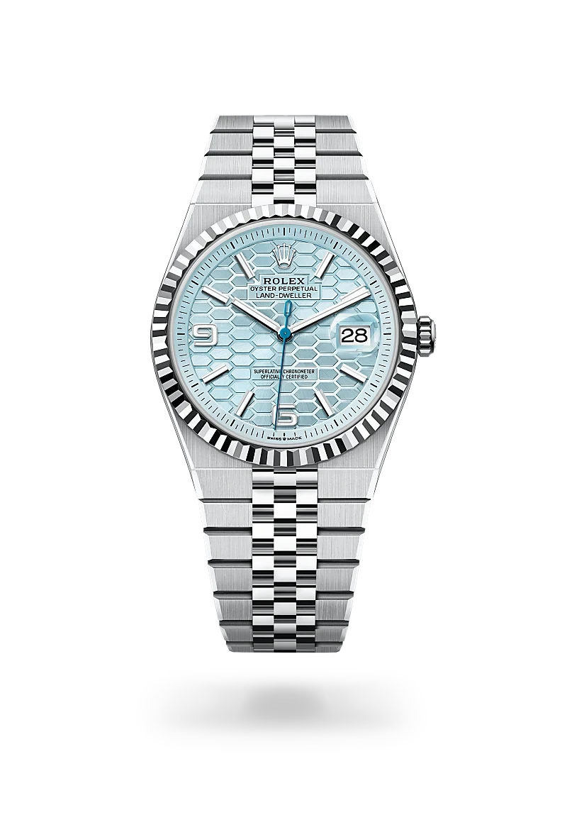 Rolex Land-Dweller 40 in Oyster, 40 mm, platinum