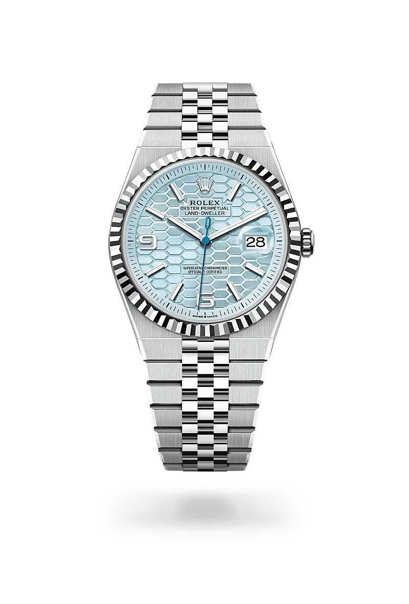 Rolex Land-Dweller 40 Oyster, 40 mm, platinum M127336-0001 – Reis