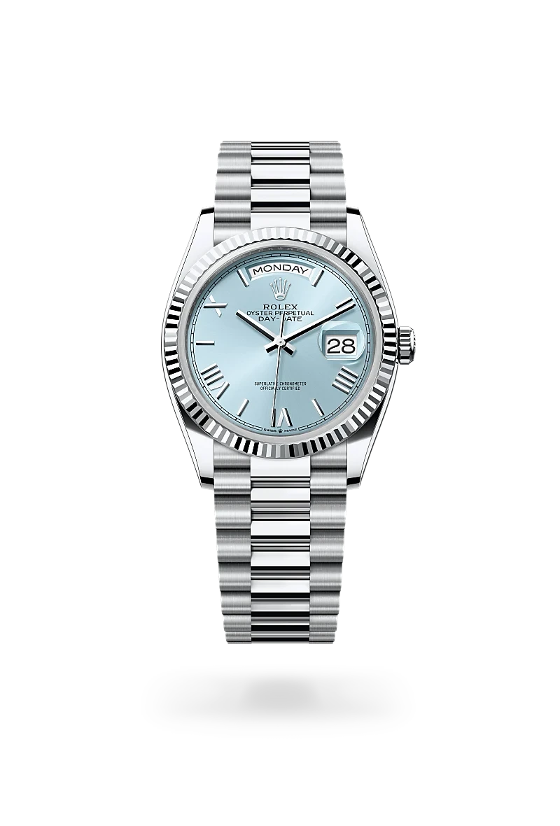 Rolex Day-Date 36 in Oyster, 36 mm, platinum