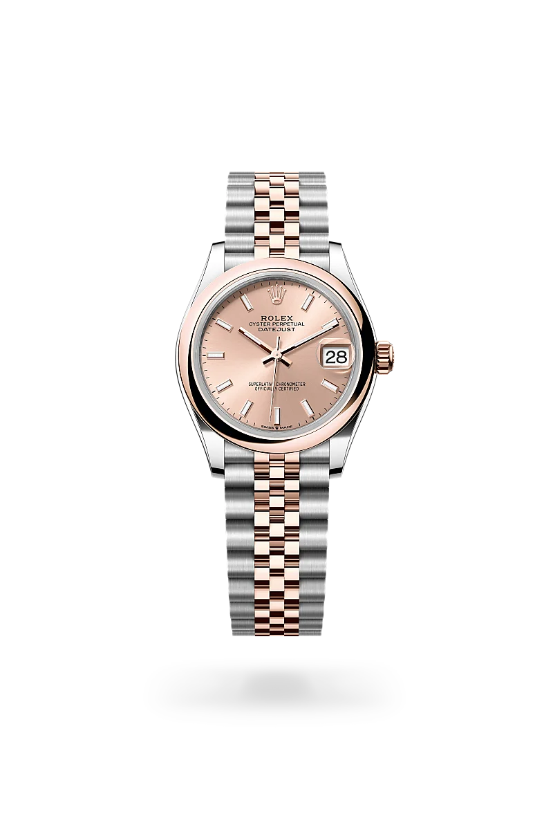 Rolex Datejust 31 in Oyster, 31 mm, Oystersteel and Everose gold