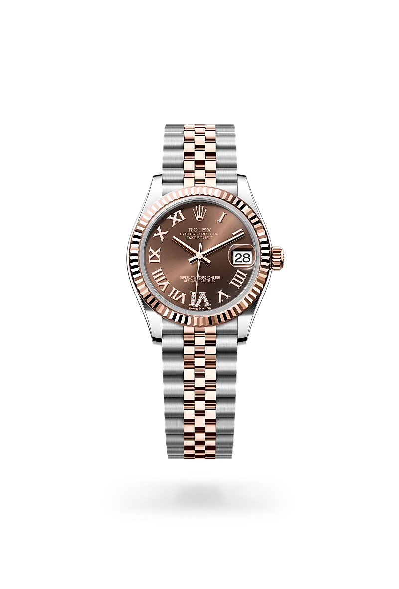 Rolex Datejust 31 in Oyster, 31 mm, Oystersteel and Everose gold