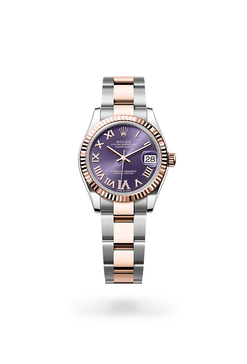 Rolex Datejust 31 in Oyster, 31 mm, Oystersteel and Everose gold