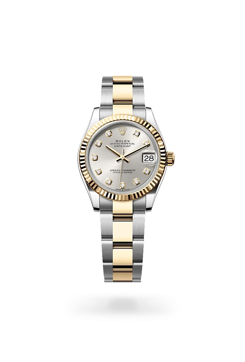 Rolex Datejust 31 in Oyster, 31 mm, Oystersteel and yellow gold