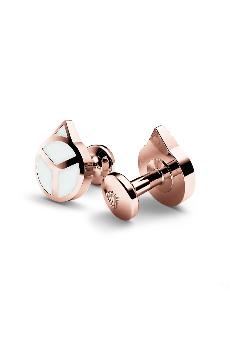 Rolex Cufflinks in Everose gold and luminescent material