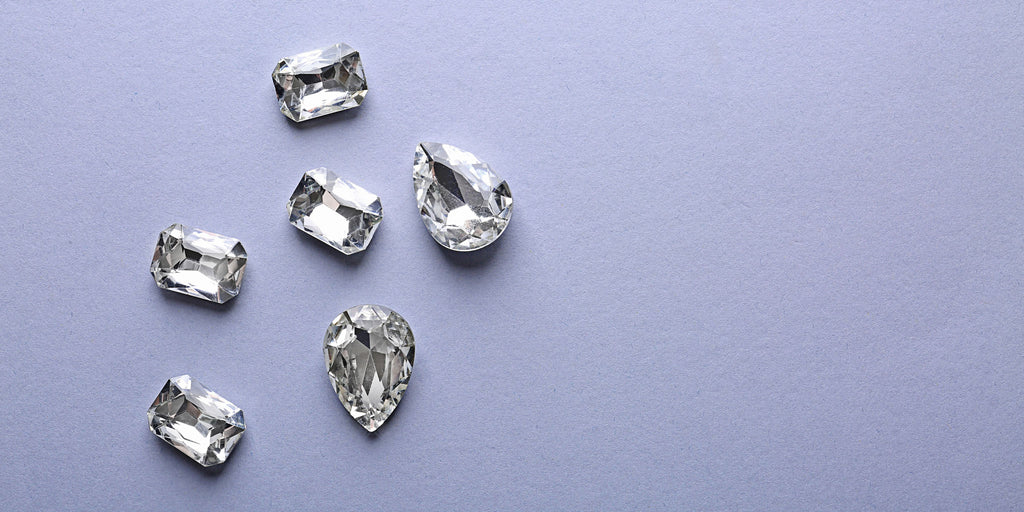 Different Diamond shapes laid out