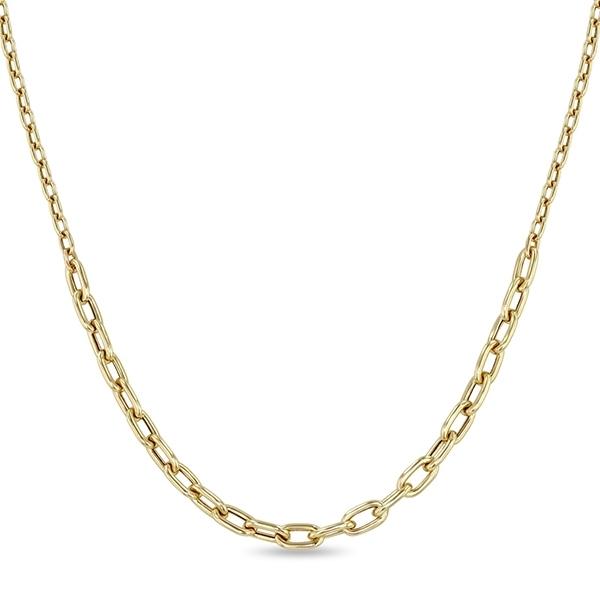 ZOE CHICCO Mixed Small & Medium Link Chain Necklace