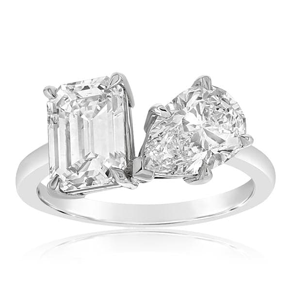 Complete Two Stone Diamond Engagement Ring