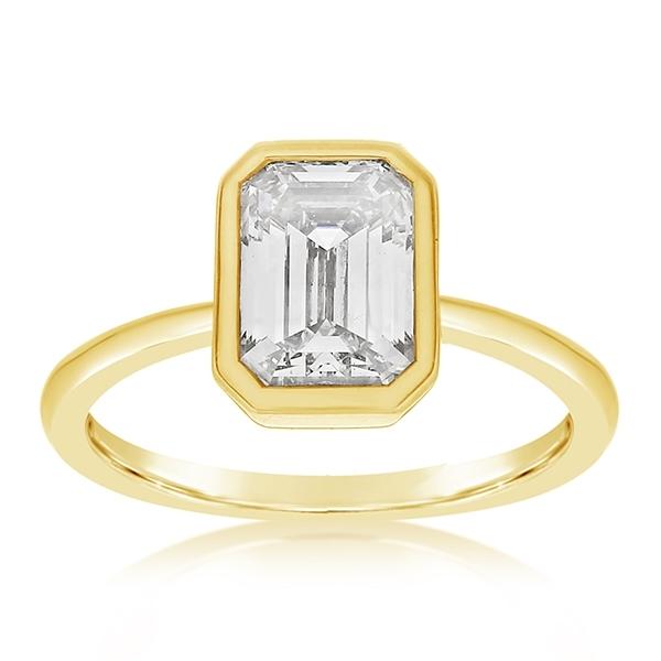 Emerald Cut Diamond Engagement Ring – Hamra Jewelers