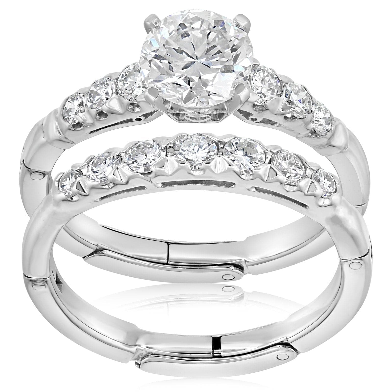 Buy/Send Diamond Cluster Adjustable Ring Online- FNP