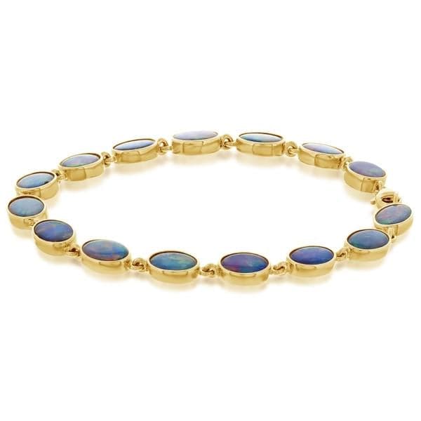 Opal Bracelet - Moonstone Opal Beaded Bracelet - Opal Jewelry – The Opal  Dealer